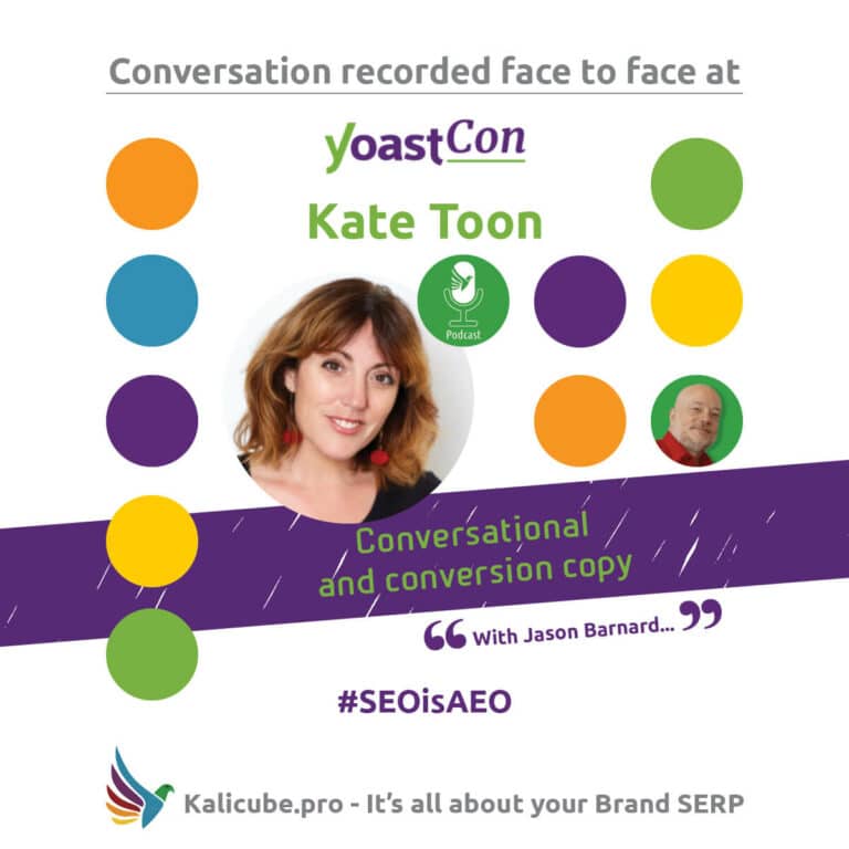 Kate Toon #SEOisAEO YoastCon