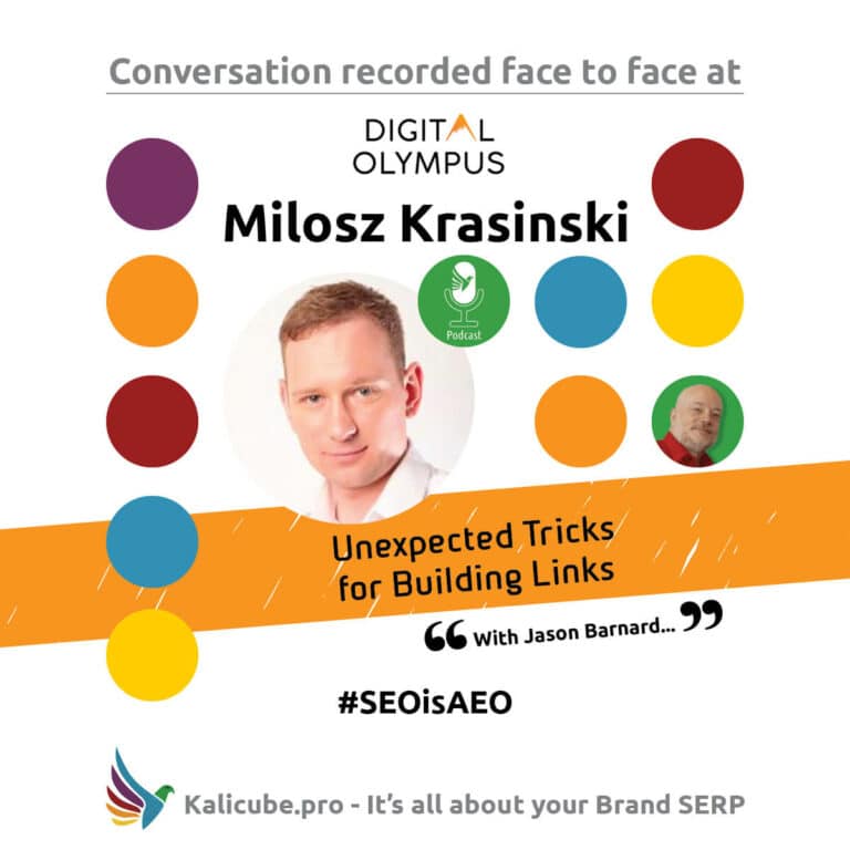 Milosz Krasinski #SEOisAEO DigitalOlympus