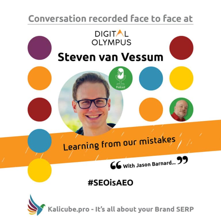 Steven van Vessum #SEOisAEO DigitalOlympus