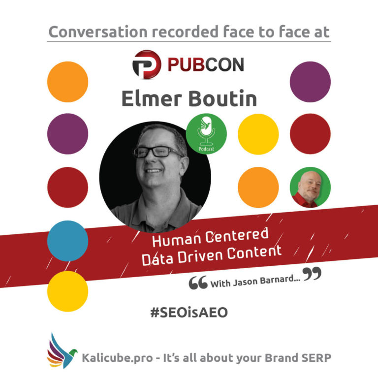 Elmer Boutin #SEOisAEO Pubcon