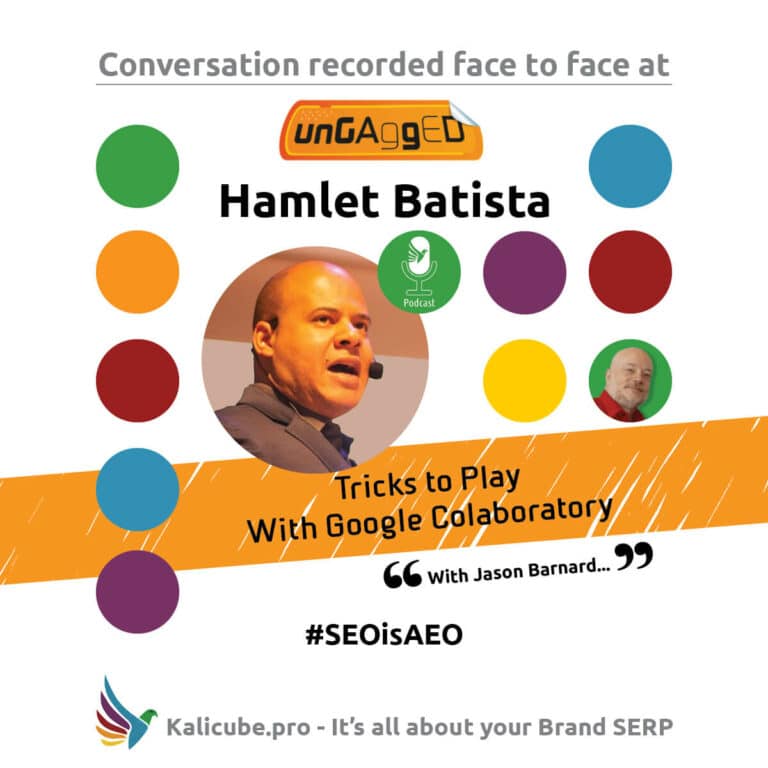 Hamlet Batista #SEOisAEO ungaggedUSA