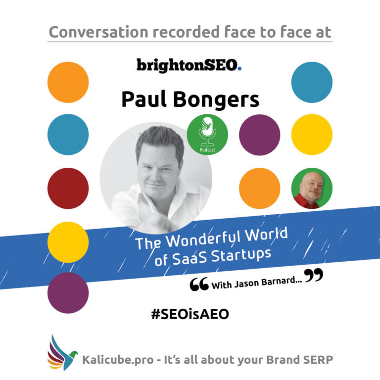 Paul Bongers #SEOisAEO BrightonSEO