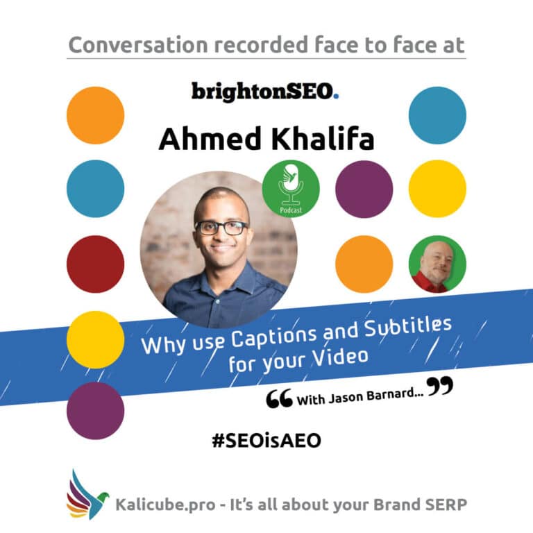 Ahmed Khalifa #SEOisAEO BrightonSEO