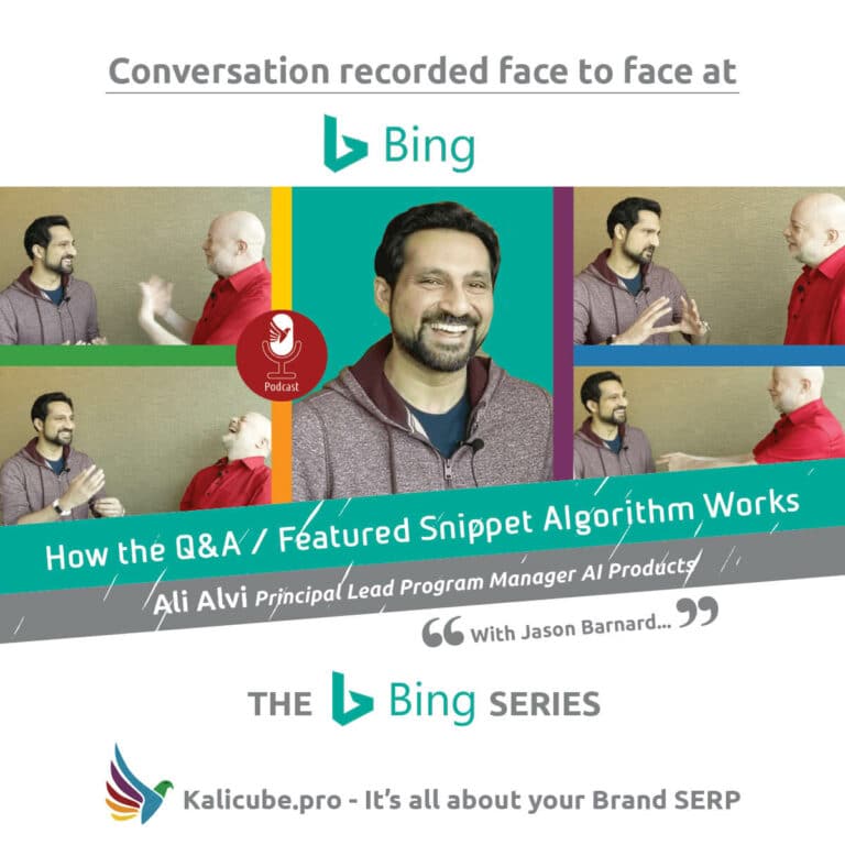 Ali Alvi with Jason Barnard Bing