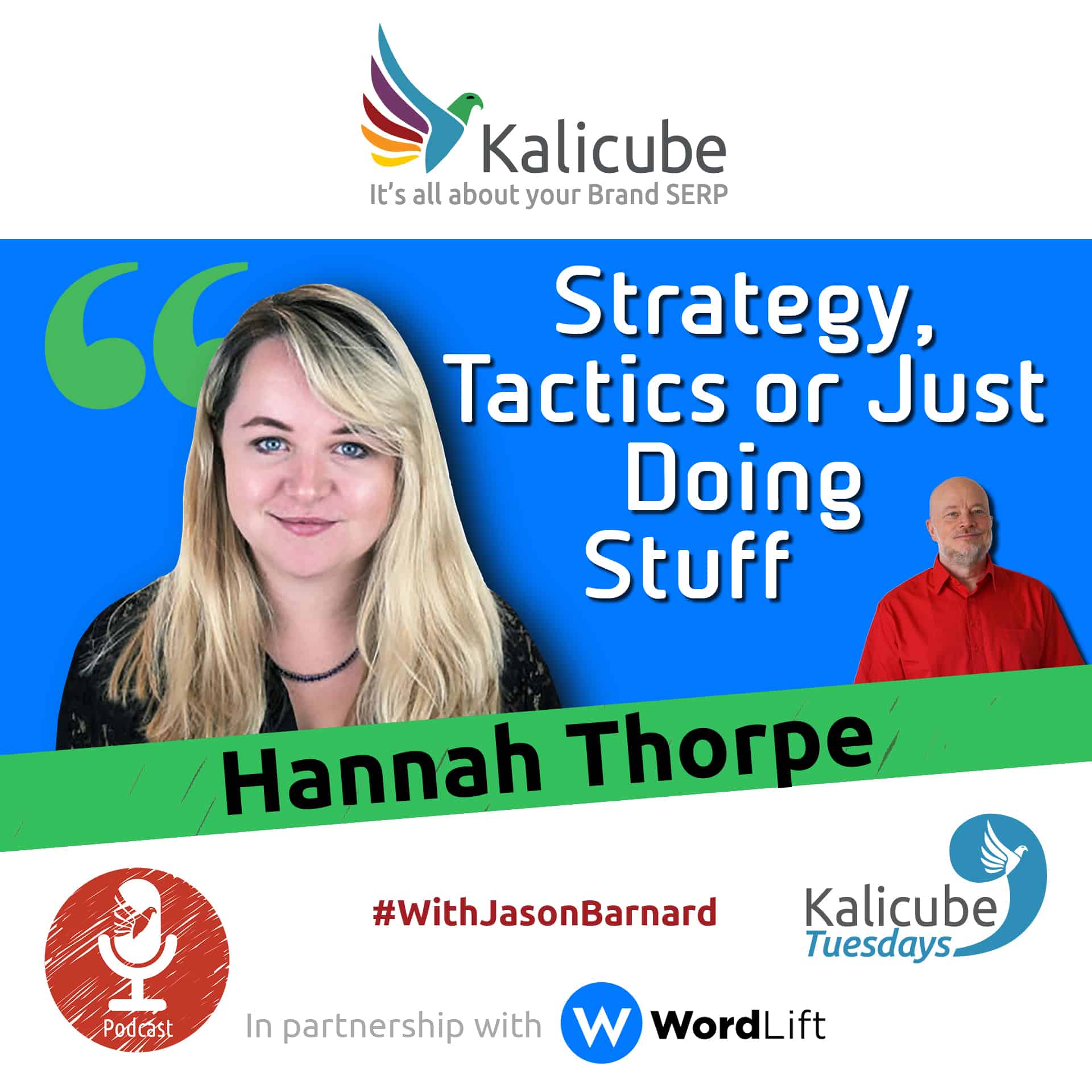 Hannah Thorpe and Jason Barnard