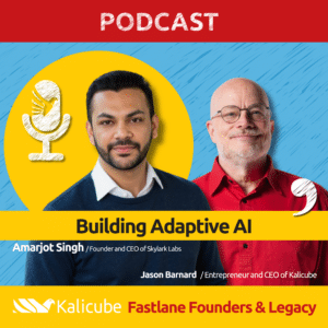 Amarjot Singh with Jason Barnard on Fastlane Founders And Legacy. Building Adaptive AI